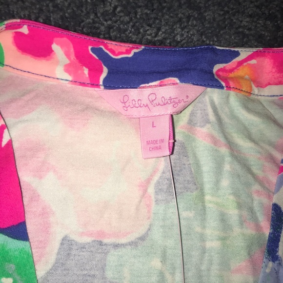 NWT Lilly Pulitzer Marvista Wrap Dress size Large - Picture 4 of 5